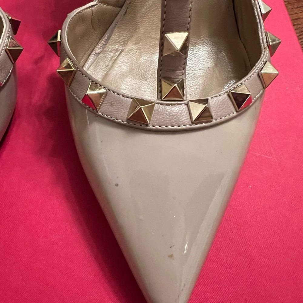 Valentino rockstud beige/nude pumps sz 39 - Picture 11 of 11